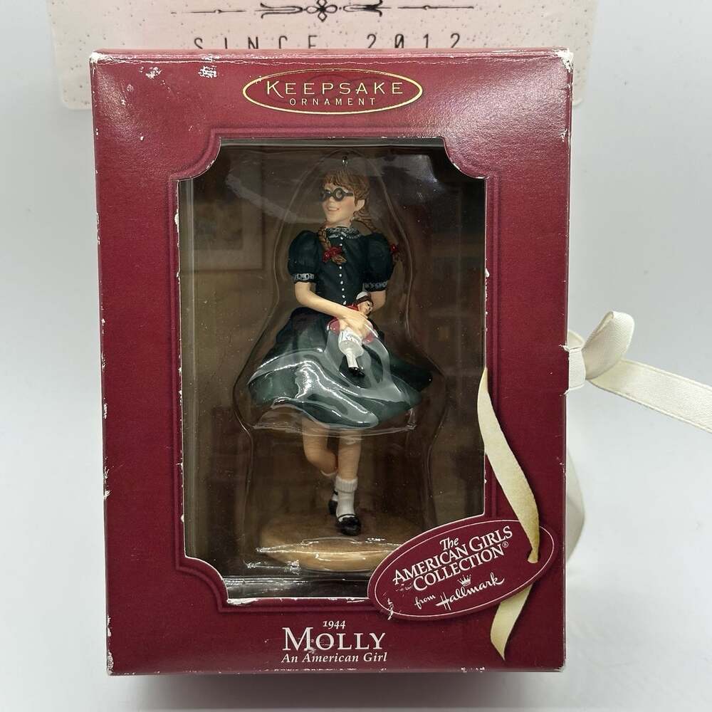 Hallmark Keepsake American Girl Collection Molly 1944 Ornament Figure New in Box